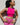 Max Voltage High Neck Bra Pink